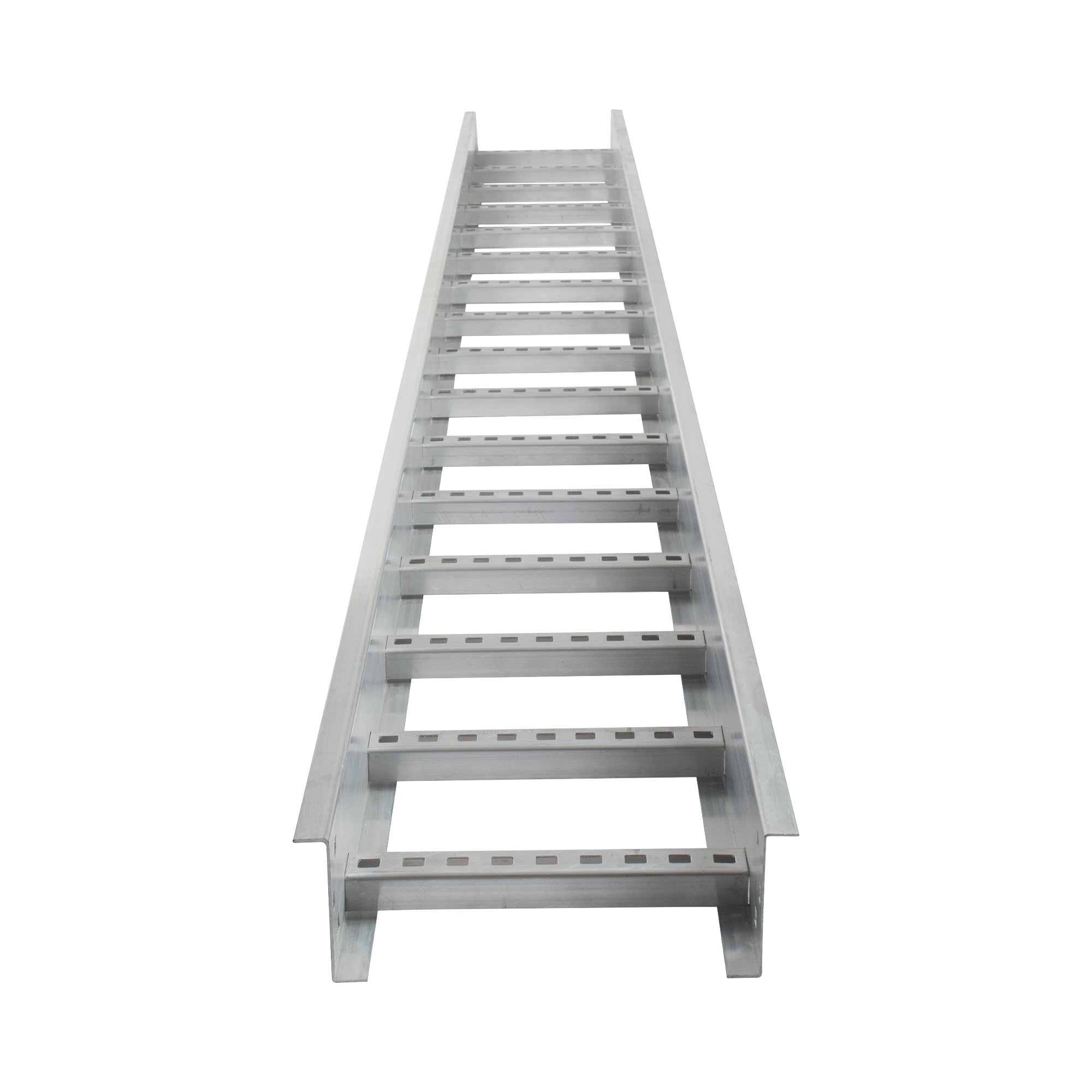 CH-E89PX6AK|Escalera de Aluminio Portacables / Perfil Z / Peralte 3 1/4" /Paso 9" / Ancho 6" / 3.66 metros / Capacidad M?íx. 137 Cables / Incluye Cople Union y Torniller?¡a